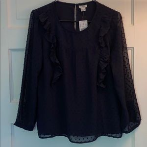 J Crew long sleeve blouse